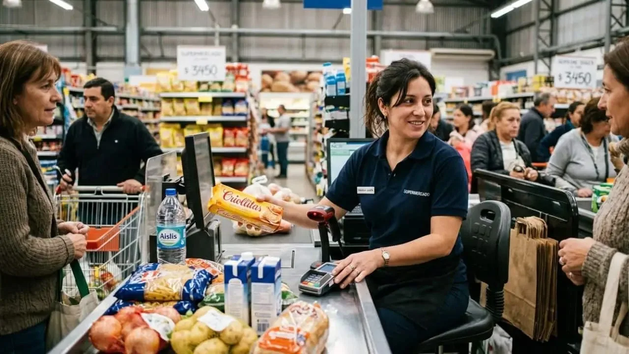 Actualización salarial para cajeros de supermercados en junio de 2026 y detalles por categoría