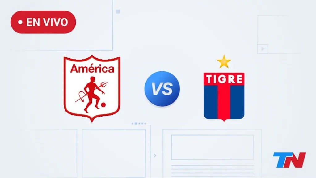 América y Tigre igualaron 1-1 en un partido clave de la Copa Sudamericana