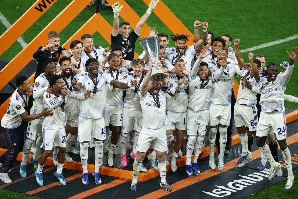 Aston Villa conquista su primer título de Europa League con brillantes actuaciones argentinas