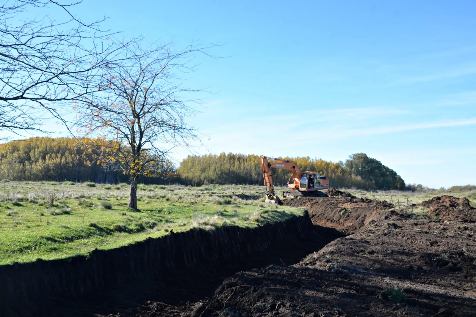 Avanzan obras hidráulicas en Ituzaingó Norte para mejorar el escurrimiento del agua