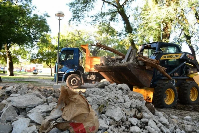 Continúa la renovación integral del Parque Mitre para mejorar su accesibilidad y seguridad