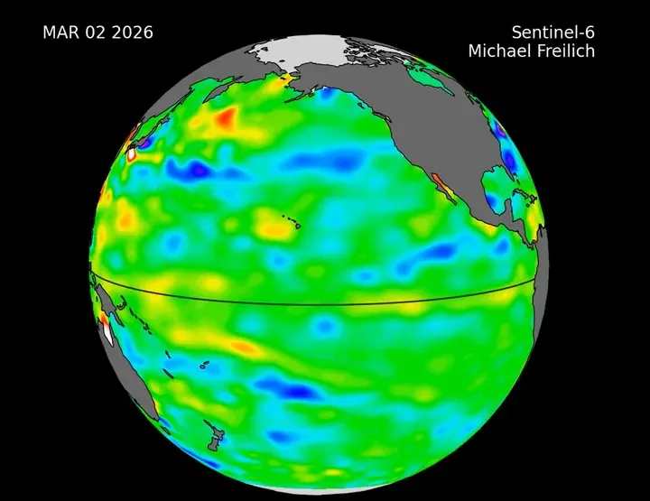 La NASA detecta una ola de calor oceánica inusual en la franja ecuatorial que preocupa a científicos