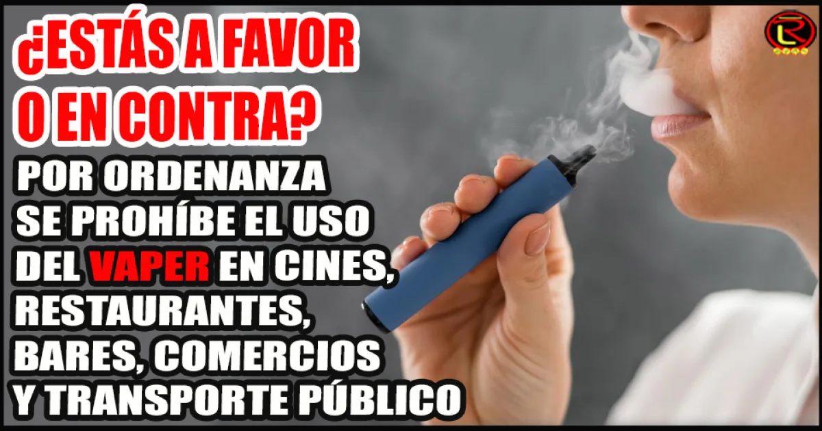 La Rioja prohíbe el uso de vapers en espacios cerrados de acceso público