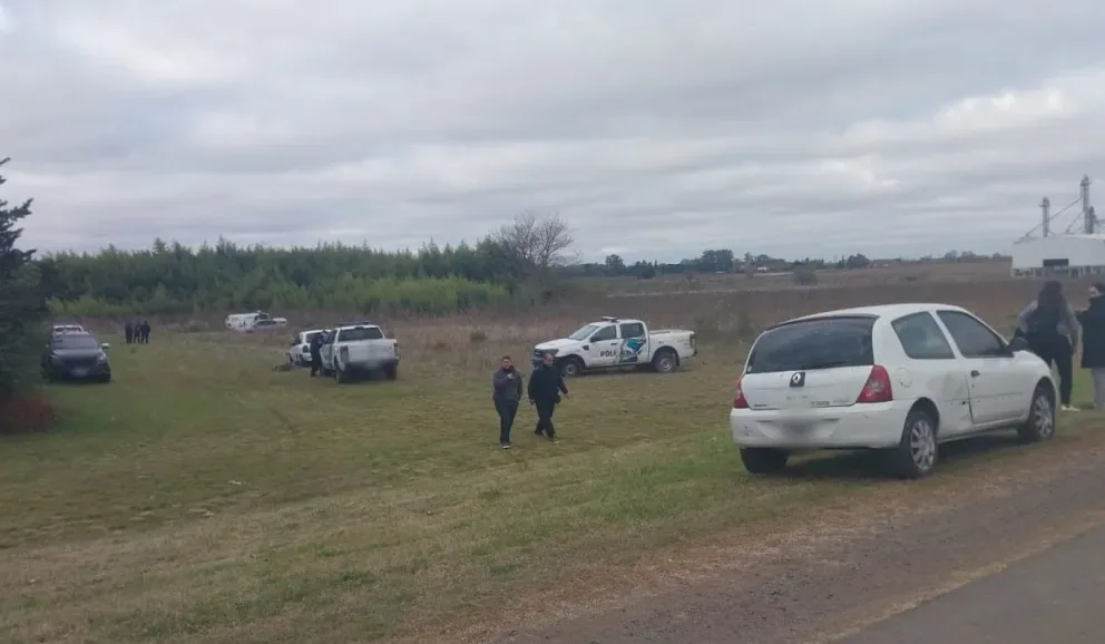 Un policía herido y un patrullero robado tras violento tiroteo en zona rural de Pergamino