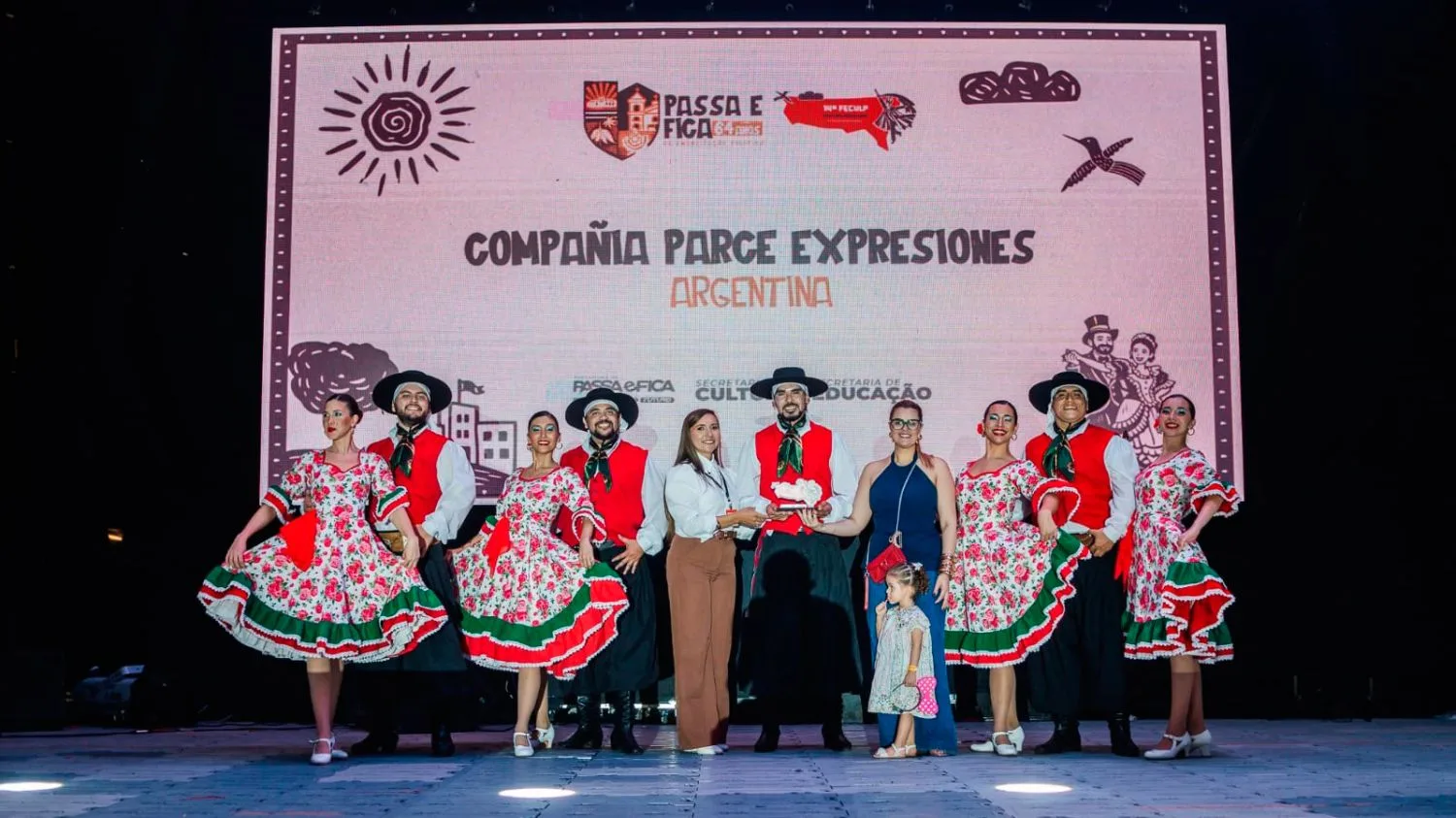 Bailarines santiagueños representaron las tradiciones argentinas en festival cultural en Brasil