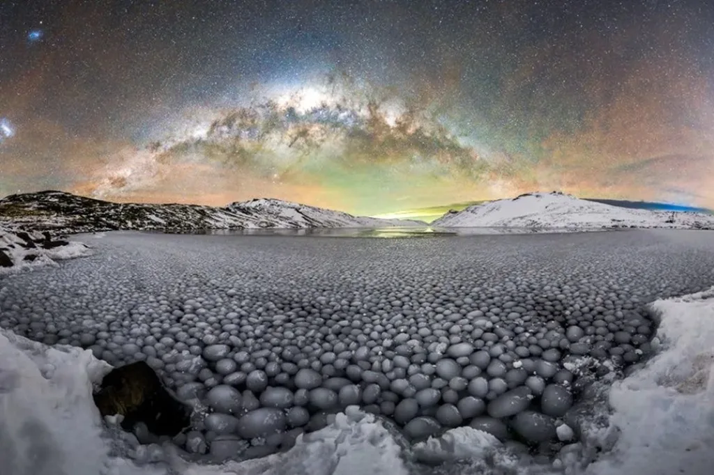 Capturan fenómeno astronómico único en Copahue que revela paisajes sorprendentes