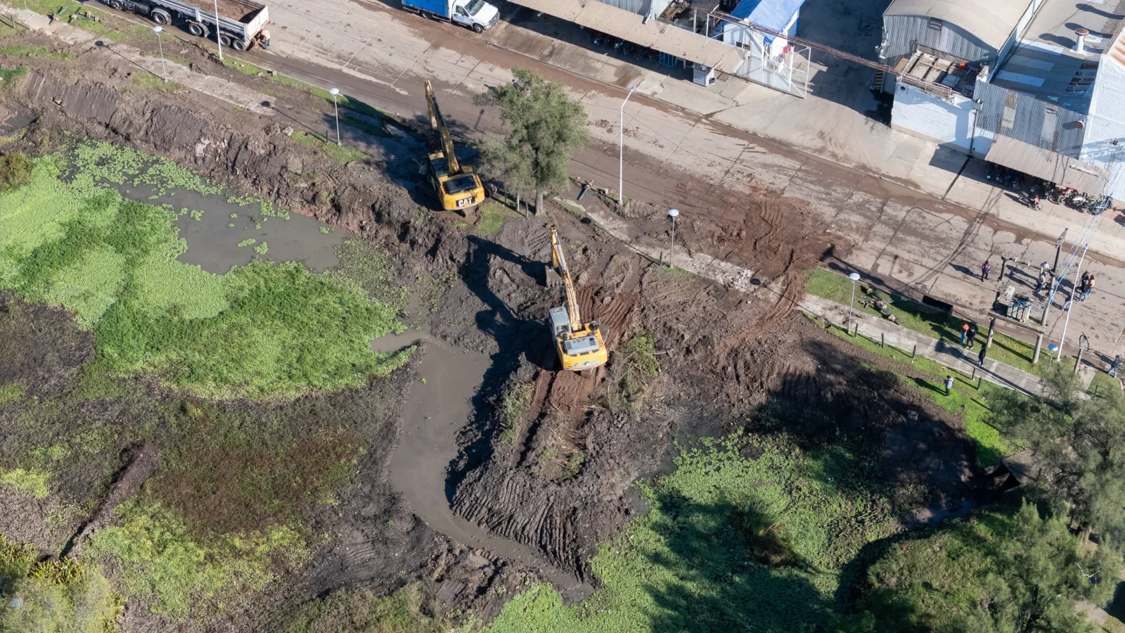 Sáenz Peña refuerza su sistema hídrico con obras para mejorar el drenaje y almacenamiento de agua