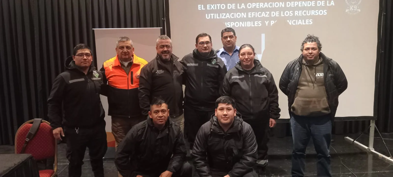 Capacitan a la Guardia Urbana en búsqueda de personas y uso de canes en Comodoro Rivadavia