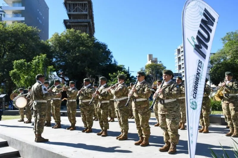 Corrientes organiza el 1° Encuentro de Bandas Militares del NEA con un cierre en Cambá Cuá