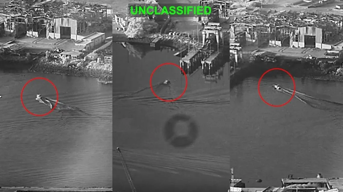 Estados Unidos emplea drones marítimos por primera vez en ataque a base naval iraní