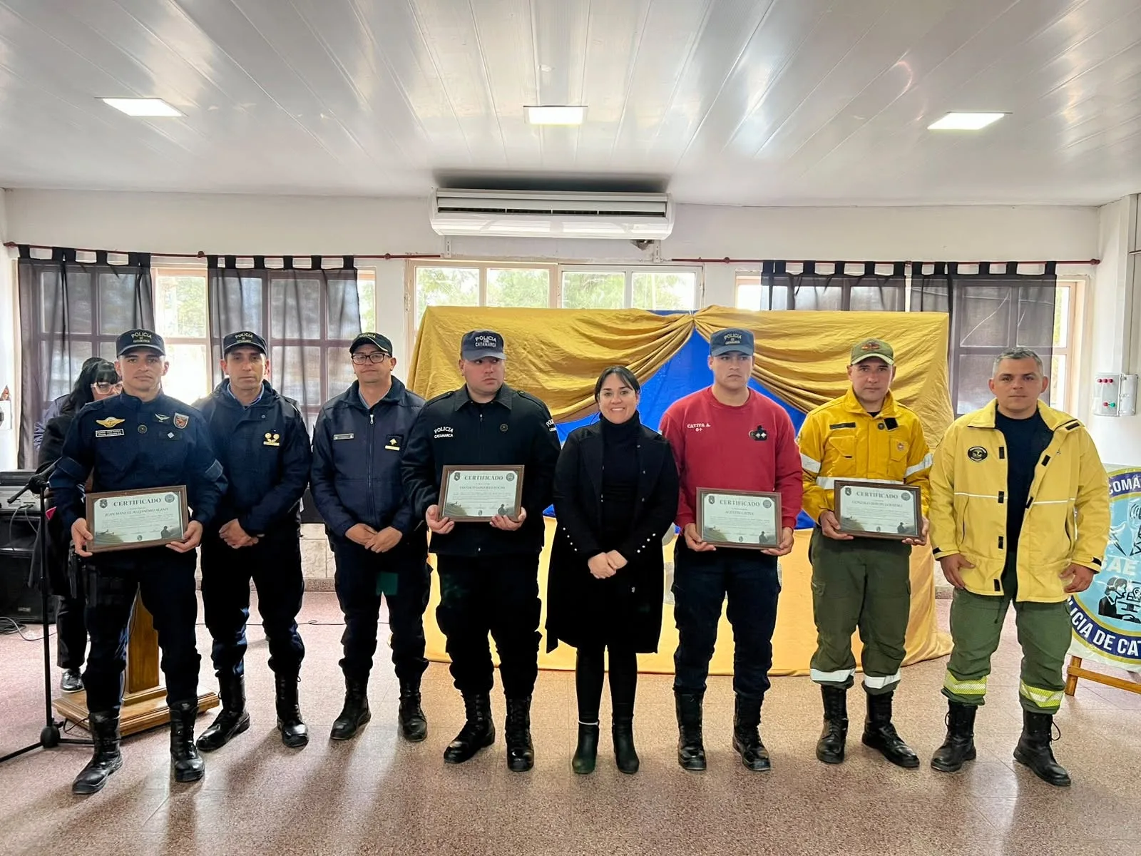 Finaliza en Catamarca el primer curso provincial sobre uso de drones en seguridad