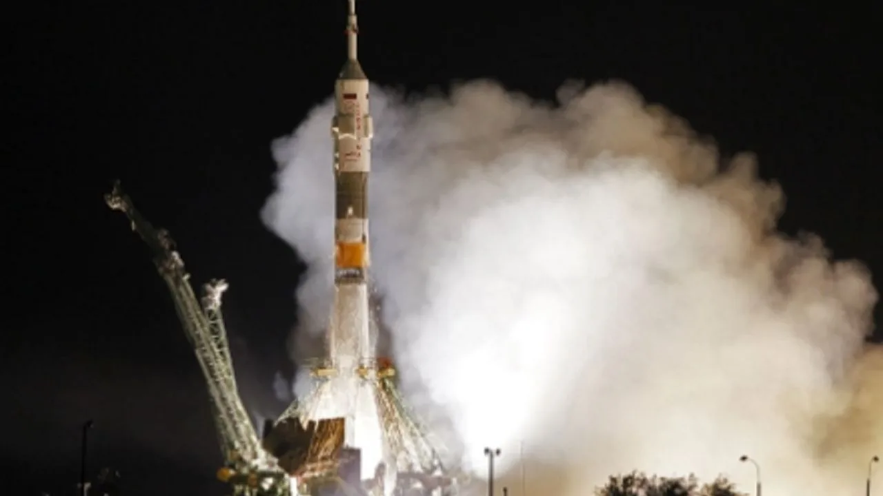 La Soyuz MS-29 inicia su viaje hacia la Estación Espacial Internacional