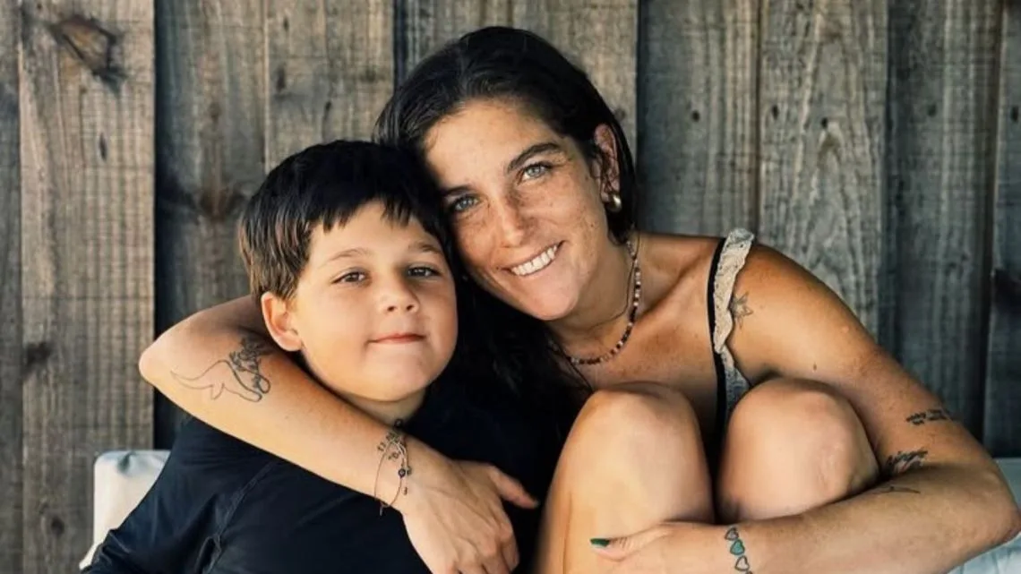Toribio, hijo de Juana Repetto, sufrió un esguince de tobillo y fue atendido de urgencia